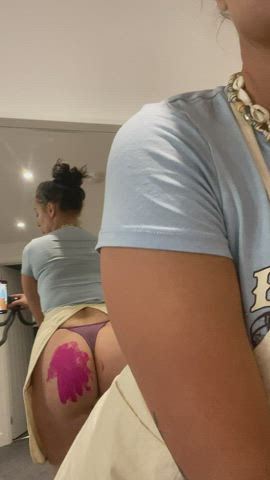 Paint on my ass with your cum