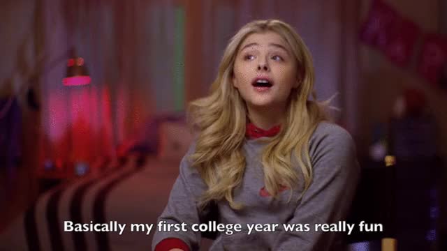 Chloe Grace Moretz talks about Freshman Year [OC]