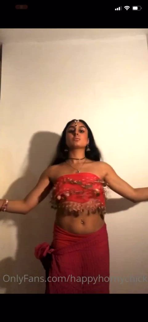 Aziza dancing