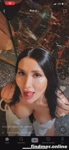 Amateur Anal Big Tits Blowjob Boobs Brunette Hardcore Homemade TikTok gif