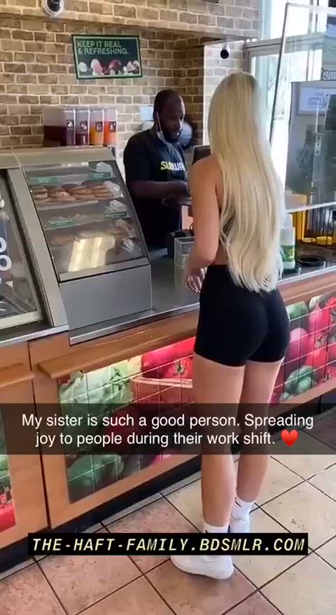 Sister spreads joy wherever she goes.