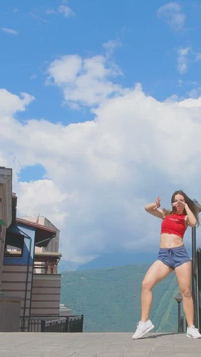 Dancing Outdoor gif