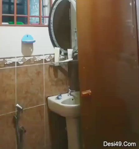 Bathroom Bollywood Desi Hidden Cam Indian Malaysian Shower Solo Striptease gif