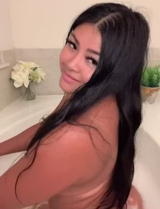 Asian Ass Bath Bathtub Boobs Booty Bubble Butt Pussy Wet gif