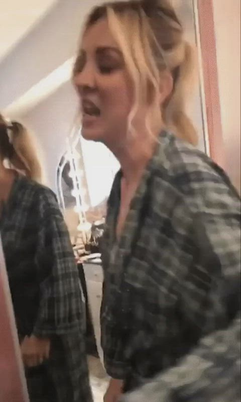 kaley cuoco sexy sexy voice gif