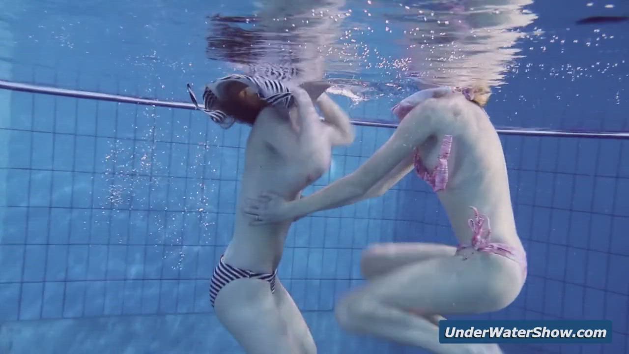Bikini Czech Nudist Pool Softcore Teen Underwater gif