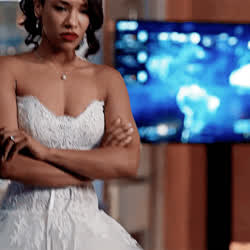 Candice Patton Celebrity Ebony gif