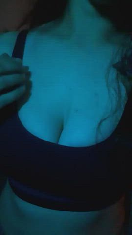 Boobs NSFW Tease gif