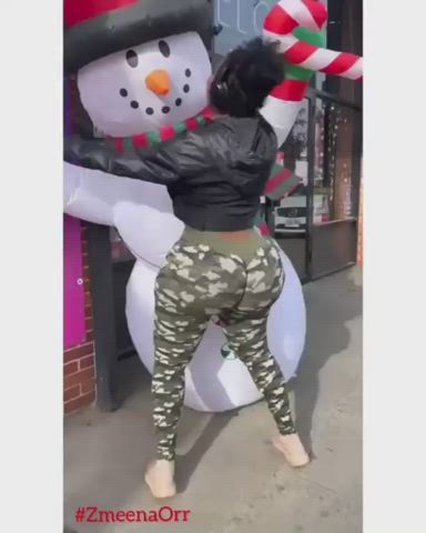 Big Ass Christmas Ebony gif