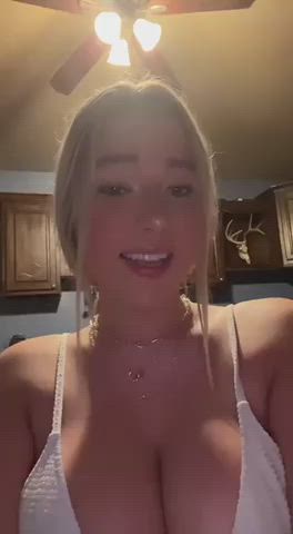 18 years old big tits cum in mouth cum on tits gif