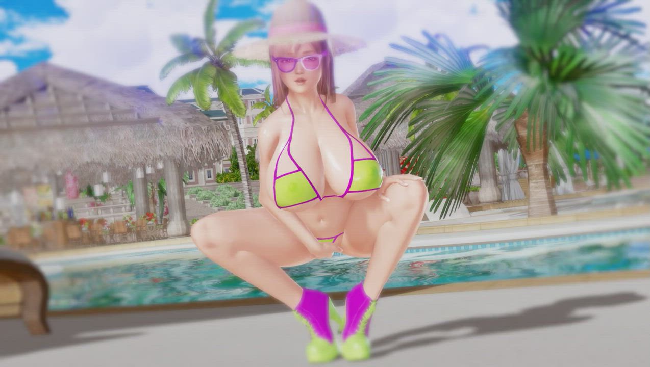 3D Ass Boobs Hentai Teen gif