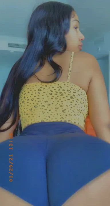 Ebony Latina Thick Twerking gif