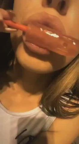 Blowjob Lips Sucking gif