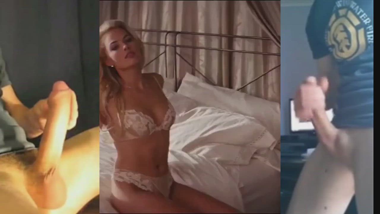 BabeCock Cum Margot Robbie gif