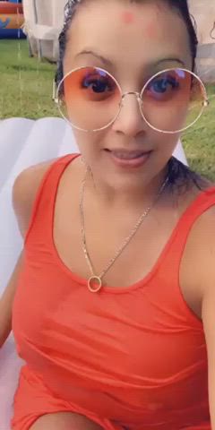 braless milf mexican mom gif