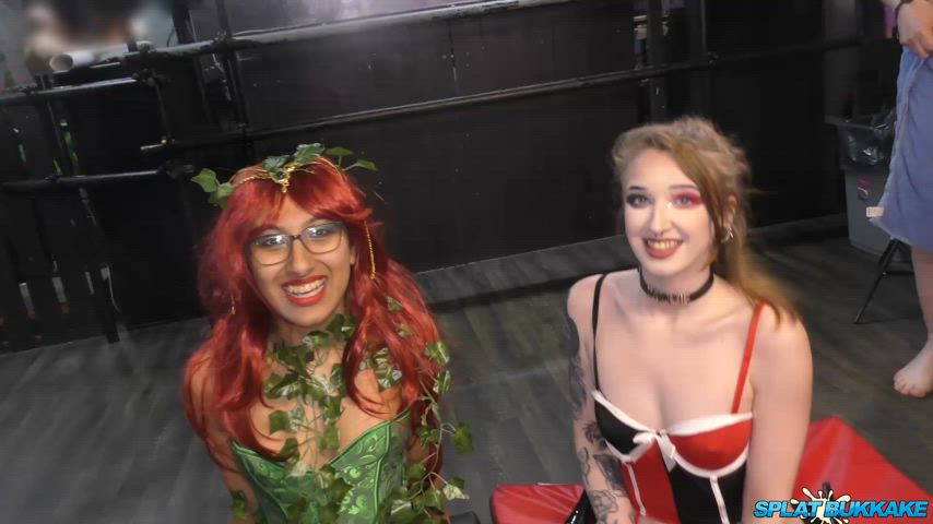 Live now: Cosplay bukkake party with gorgeous duo Samantha and Desi Mouse