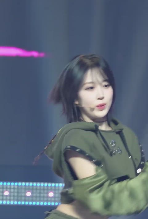 asian underboob kpop gif