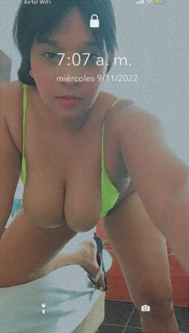 big tits latina sensual gif