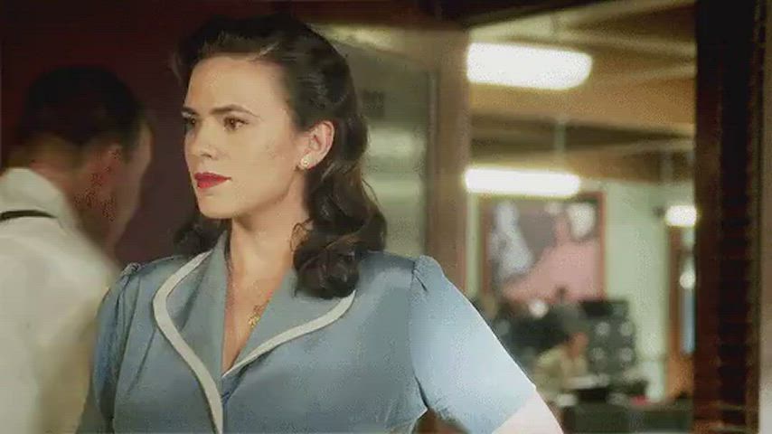 british celebrity hayley atwell gif