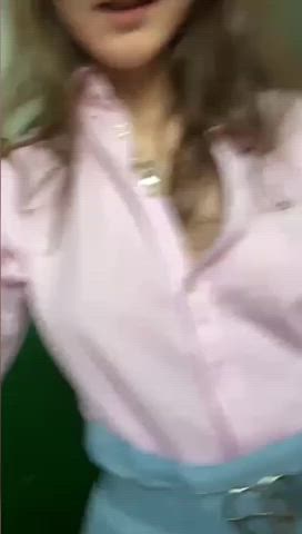 Cute Flashing Pussy Schoolgirl Shaved Pussy Smile Teen Tongue Fetish Upskirt gif