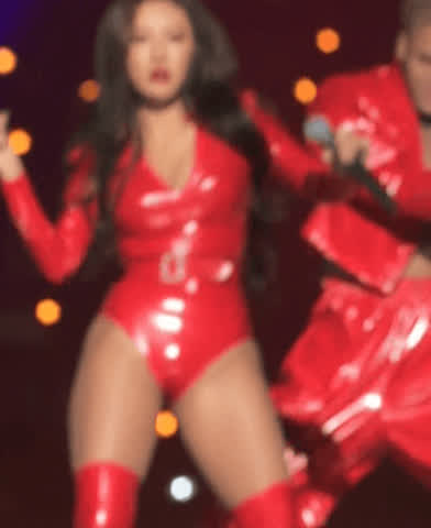Ass Celebrity Korean Latex Twerking gif