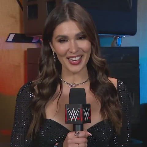 cute interview wrestling gif