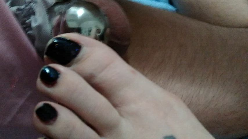 Chastity Foot Sissy gif