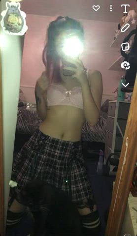amateur asian cute lingerie onlyfans petite schoolgirl small tits stockings tease
