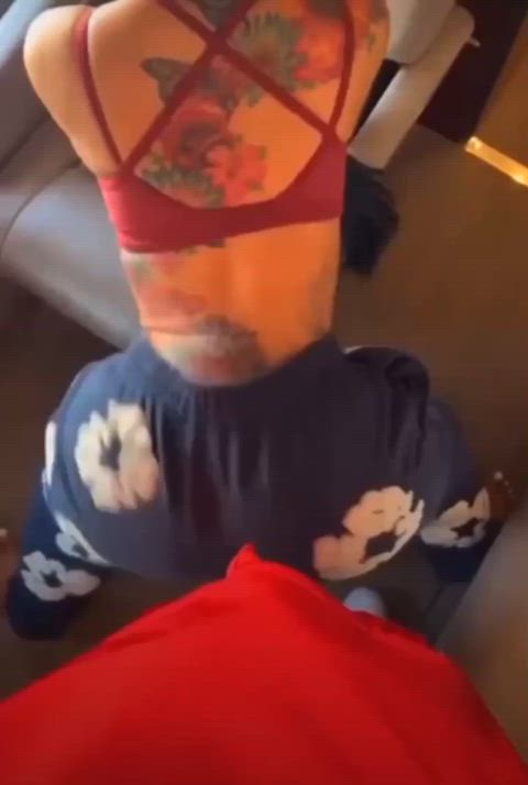 ass big tits cardi b twerking gif