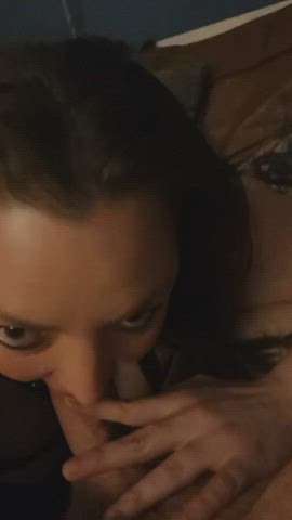 blowjob brunette oral real-couples gif