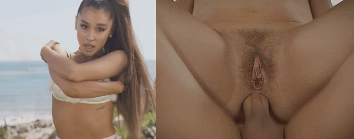 Ariana Grande Fake Pussy gif
