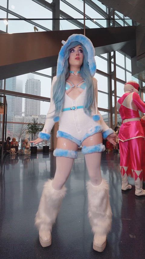 cosplay costume egirl fansly monster girl onlyfans tiktok gif