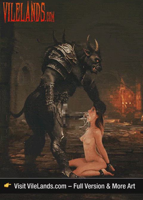 blowjob deepthroat fantasy horror monster monster cock throat throat fuck throatpie