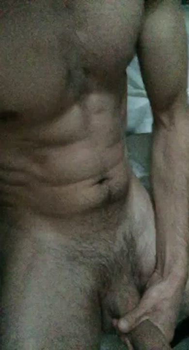 Big Dick Jerk Off Uncut gif