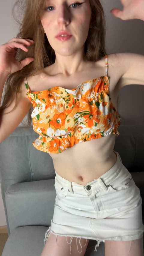 19 years old barely legal belly button petite skinny skirt solo teen teens belly