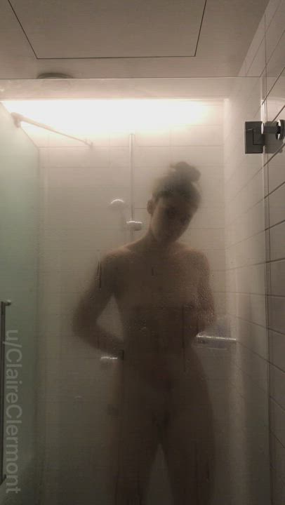 Amateur Hotel OnlyFans Shower Soapy Solo Tall gif