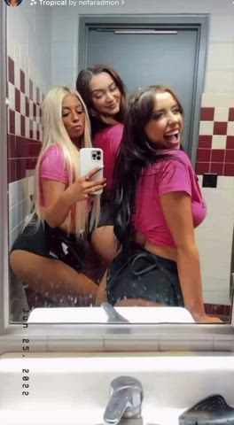 Group Hooters White Girl gif