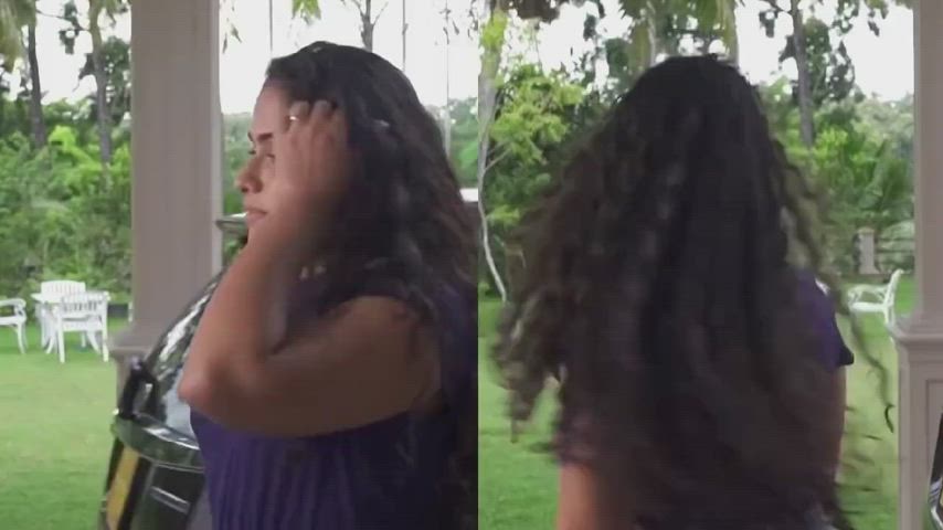 Big Ass Booty Curly Hair Curvy Jeans Sri Lankan Thick gif