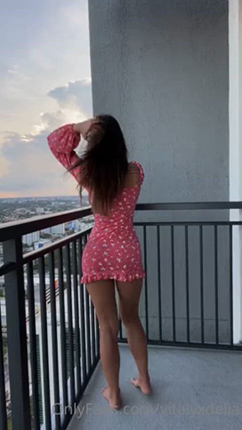 Hot Balcony Fuck