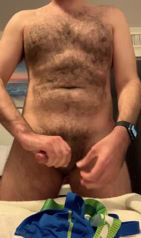 Cum Gay Hairy Jerk Off gif