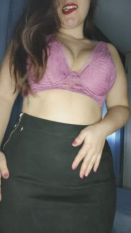 ass chubby pink skirt thick gif