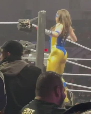 Big Ass Bouncing Wrestling gif