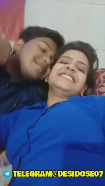 2 Video Set Of Cute Newly Wedded PUNJABI Wifey passionately Enjoying With Her BF