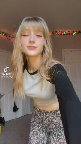 18 Years Old Blonde Teen gif