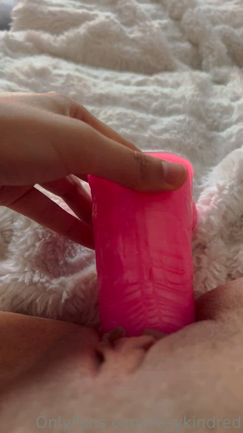 asmr dildo wet pussy gif