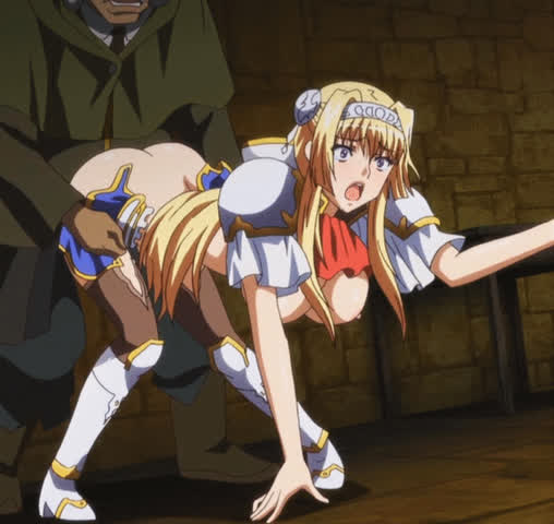 Animation Anime Big Tits Blonde Hentai gif