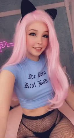 babe belle delphine british hardcore onlyfans tease tits gif