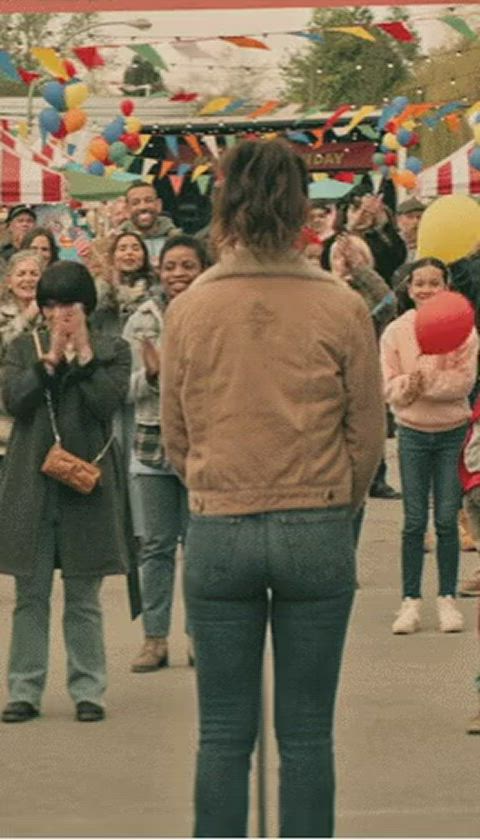 booty celebrity jeans gif