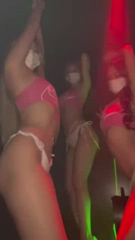 asian dancing korean nightclub party twerking gif