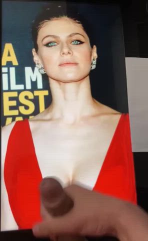 alexandra daddario cumshot tribute gif